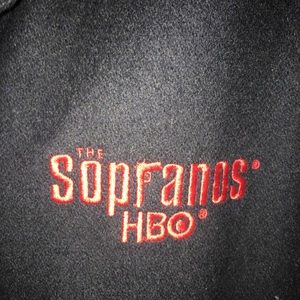 Authentic Sopranos Bomber Jacket w Leather Sleeves